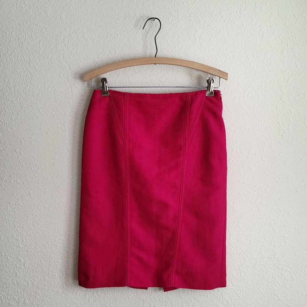MaxMara Raspberry Pencil Skirt US 8 EUC